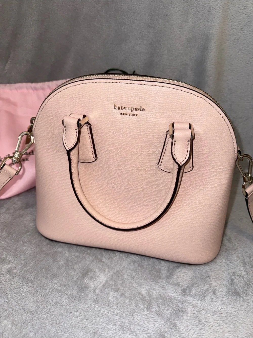 Kate Spade New York Pink Leather Satchel / Crossbody – Like New